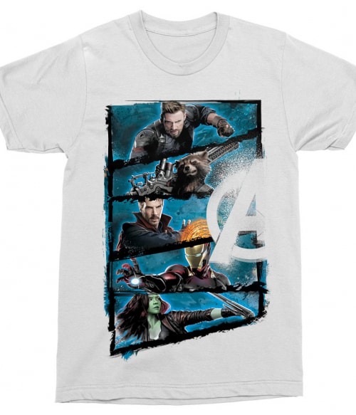 Infinity War Frame Póló - Ha Avengers rajongó ezeket a pólókat tuti imádni fogod!