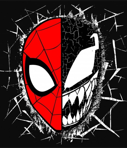 Spider-Man vs Venom york Pólók, Pulóverek, Bögrék - Pókember
