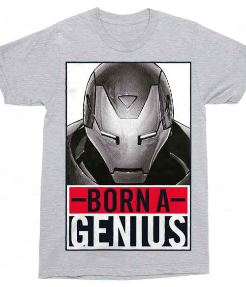 Born a genius Póló - Ha Iron Man rajongó ezeket a pólókat tuti imádni fogod!
