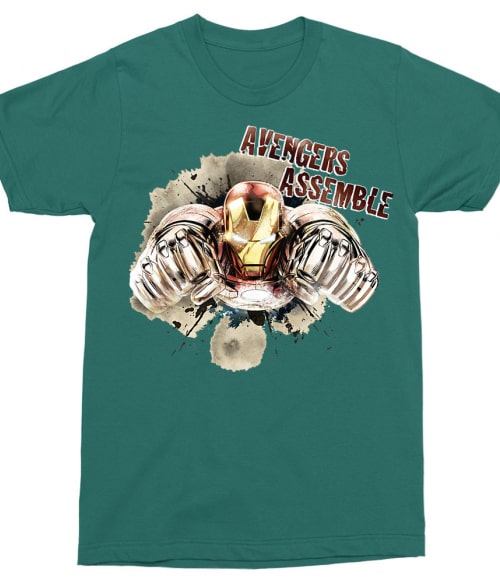 Iron Man Avengers Assemble Vasember Póló - Vasember