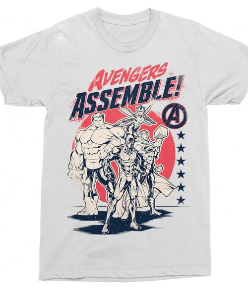 Avengers Assemble! Póló - Ha Avengers rajongó ezeket a pólókat tuti imádni fogod!