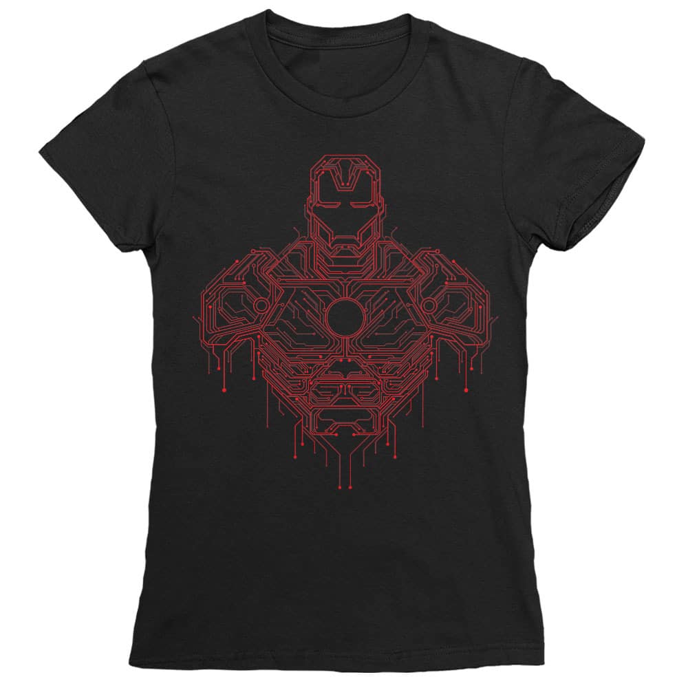 Iron Man circuit Fashion Női Póló