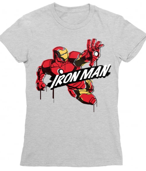 Iron Man comics paint Póló - Ha Iron Man rajongó ezeket a pólókat tuti imádni fogod!