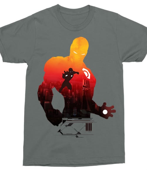 Iron Man silhouette Póló - Ha Iron Man rajongó ezeket a pólókat tuti imádni fogod!