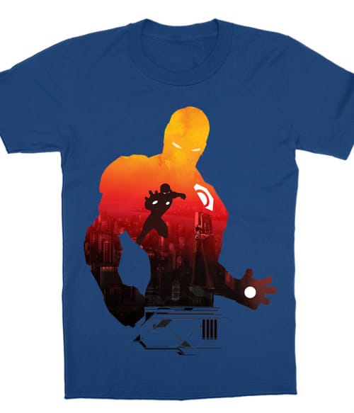 Iron Man silhouette Póló - Ha Iron Man rajongó ezeket a pólókat tuti imádni fogod!