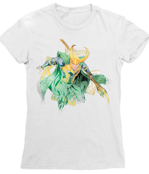 Loki watercolor Póló - Ha Thor rajongó ezeket a pólókat tuti imádni fogod!