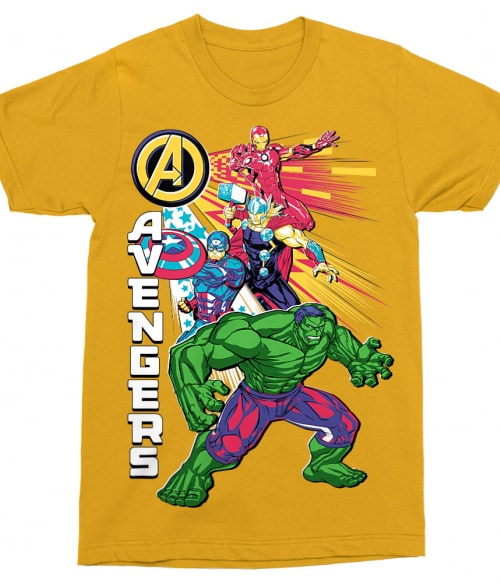 Avengers Group Póló - Ha Avengers rajongó ezeket a pólókat tuti imádni fogod!