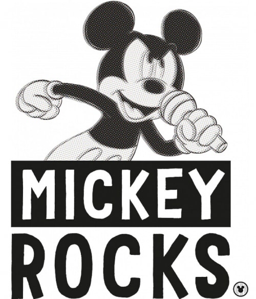 Mickey Rocks Mickey Egér Mickey Egér Mickey Egér Pólók, Pulóverek, Bögrék - Mickey Egér