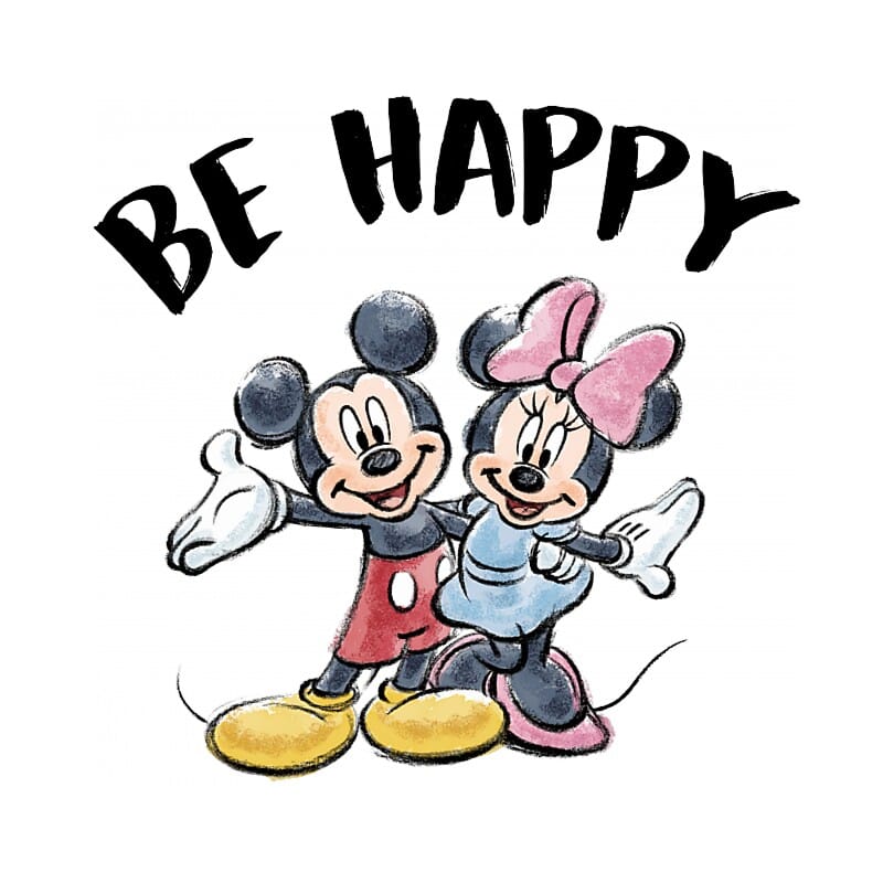 Be Happy - Mickey - Design preview