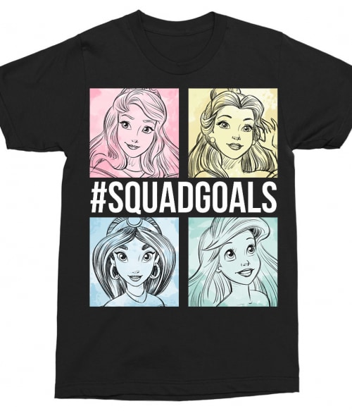 Princess Squad Goals Disney Hercegnők Póló - Filmes