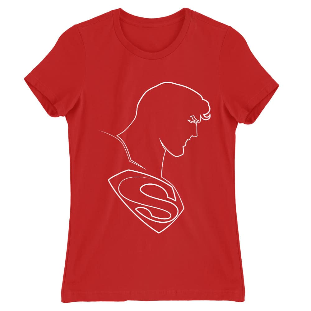 Superman lineart Női Póló