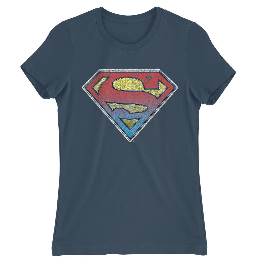 Superman gradient logo Női Póló