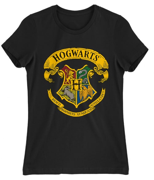 Hogwarts color logo Filmes Női Póló - Harry Potter