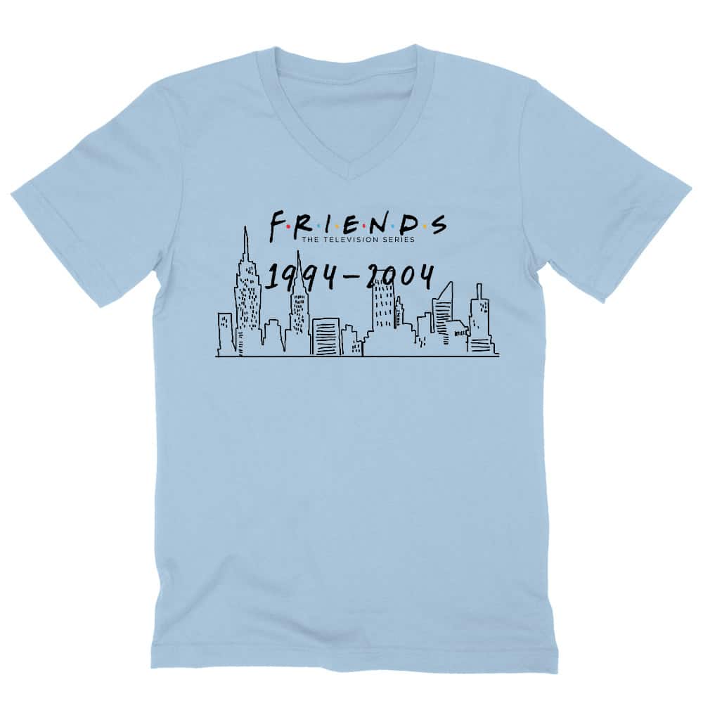 Friends City Férfi V-nyakú Póló