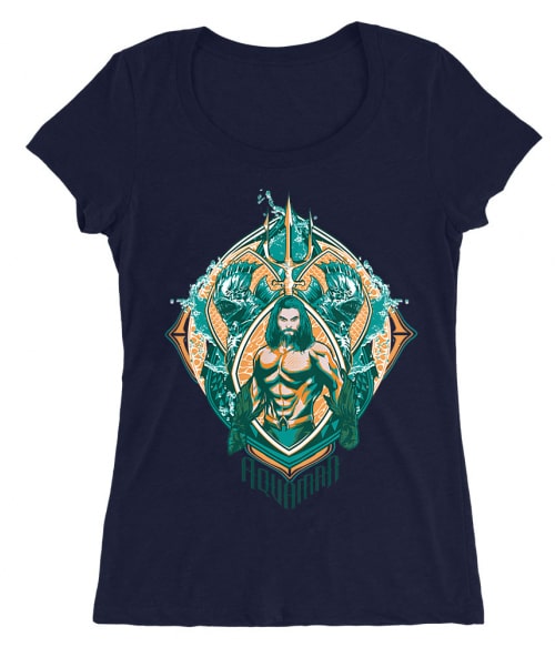 Aquaman Badge Póló - Ha Aquaman rajongó ezeket a pólókat tuti imádni fogod!