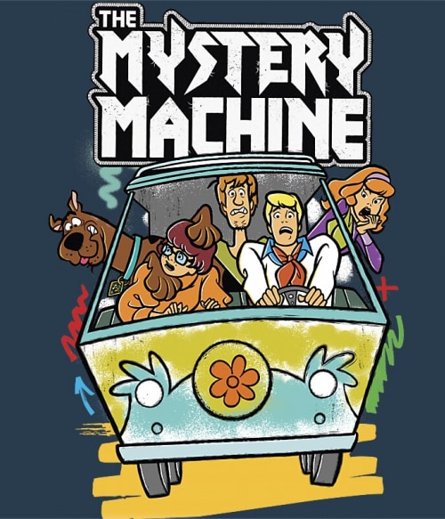 The Mystery Machine Rajzfilmek Pólók, Pulóverek, Bögrék - Sorozatos