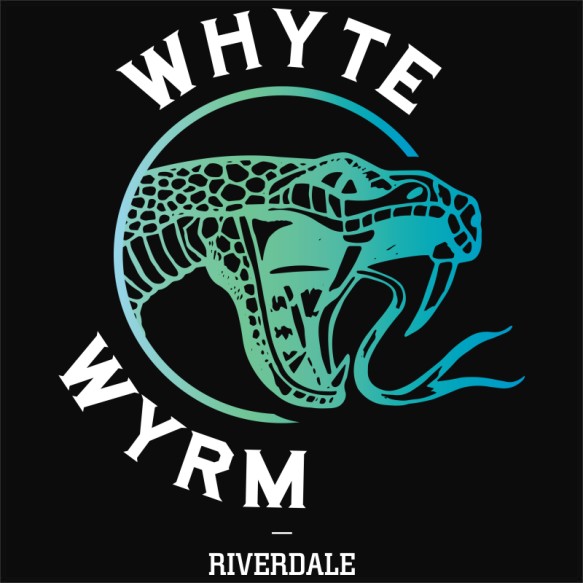 WHYTE WYRM gradient logo Riverdale Pólók, Pulóverek, Bögrék - Series