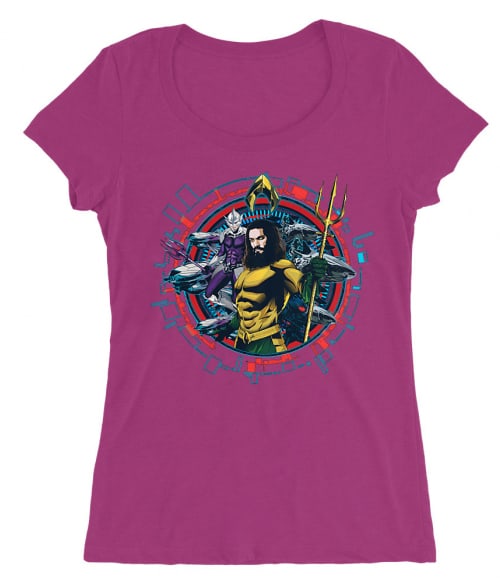 Aquaman and Ocean Master Circle Póló - Ha Aquaman rajongó ezeket a pólókat tuti imádni fogod!