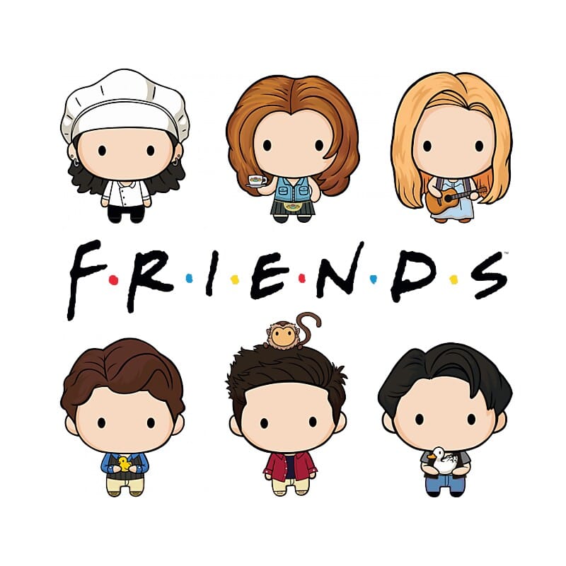 Friends chibi group
