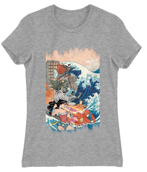 Heroes and the Great Wave Póló - Ha Wonder Woman rajongó ezeket a pólókat tuti imádni fogod!