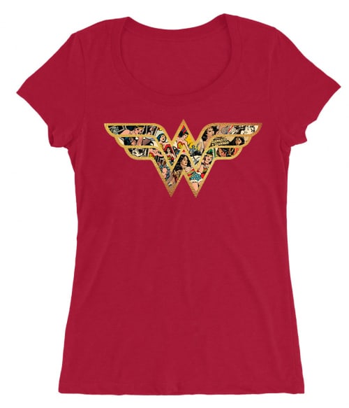 Wonder Woman Comics logo Póló - Ha Wonder Woman rajongó ezeket a pólókat tuti imádni fogod!