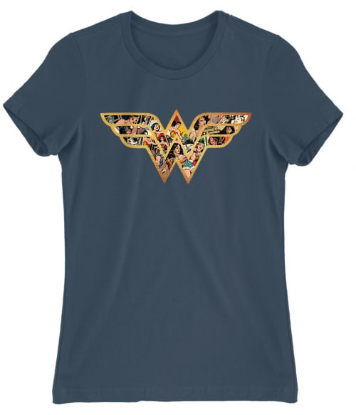 Wonder Woman Comics logo Póló - Ha Wonder Woman rajongó ezeket a pólókat tuti imádni fogod!
