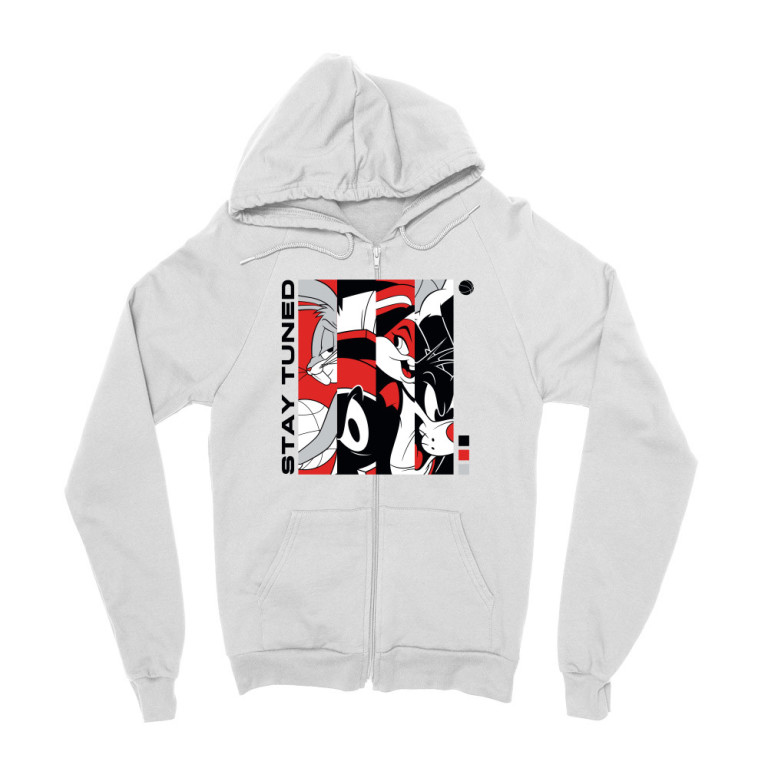 Stay Tuned - black and red - Zipzáros Pulóver