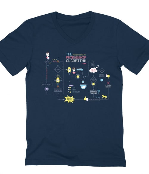 The friendship algorithm Póló - Ha The Big Bang Theory rajongó ezeket a pólókat tuti imádni fogod!