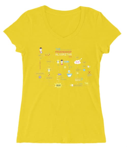 The friendship algorithm Póló - Ha The Big Bang Theory rajongó ezeket a pólókat tuti imádni fogod!