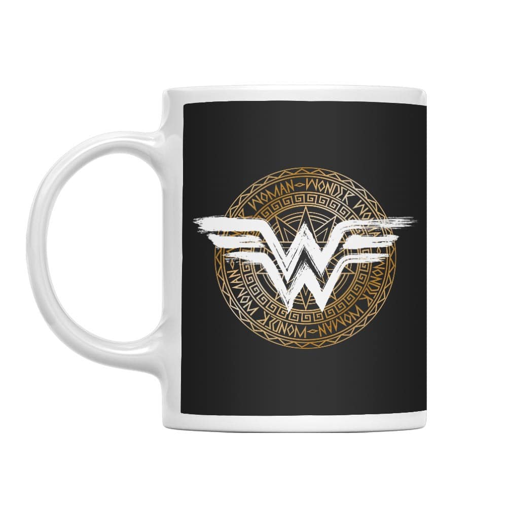 Wonder Woman Shield logo Bögre