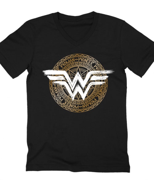 Wonder Woman Shield logo Póló - Ha Wonder Woman rajongó ezeket a pólókat tuti imádni fogod!