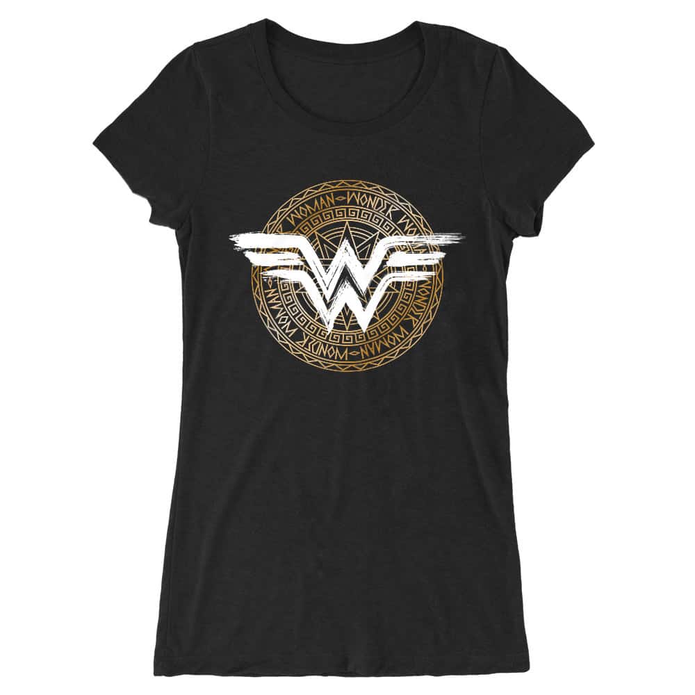 Wonder Woman Shield logo Női Hosszított Póló
