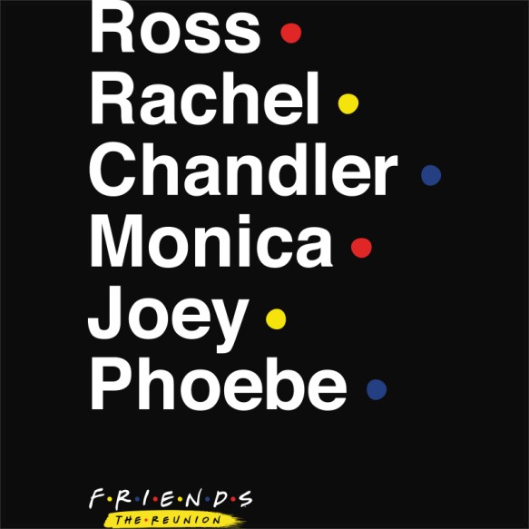 Friends Reunion Names Jóbarátok Pólók, Pulóverek, Bögrék - Sorozatos