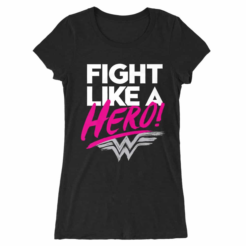 Fight like a hero Női Hosszított Póló