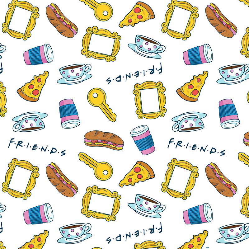 Friends icon pattern