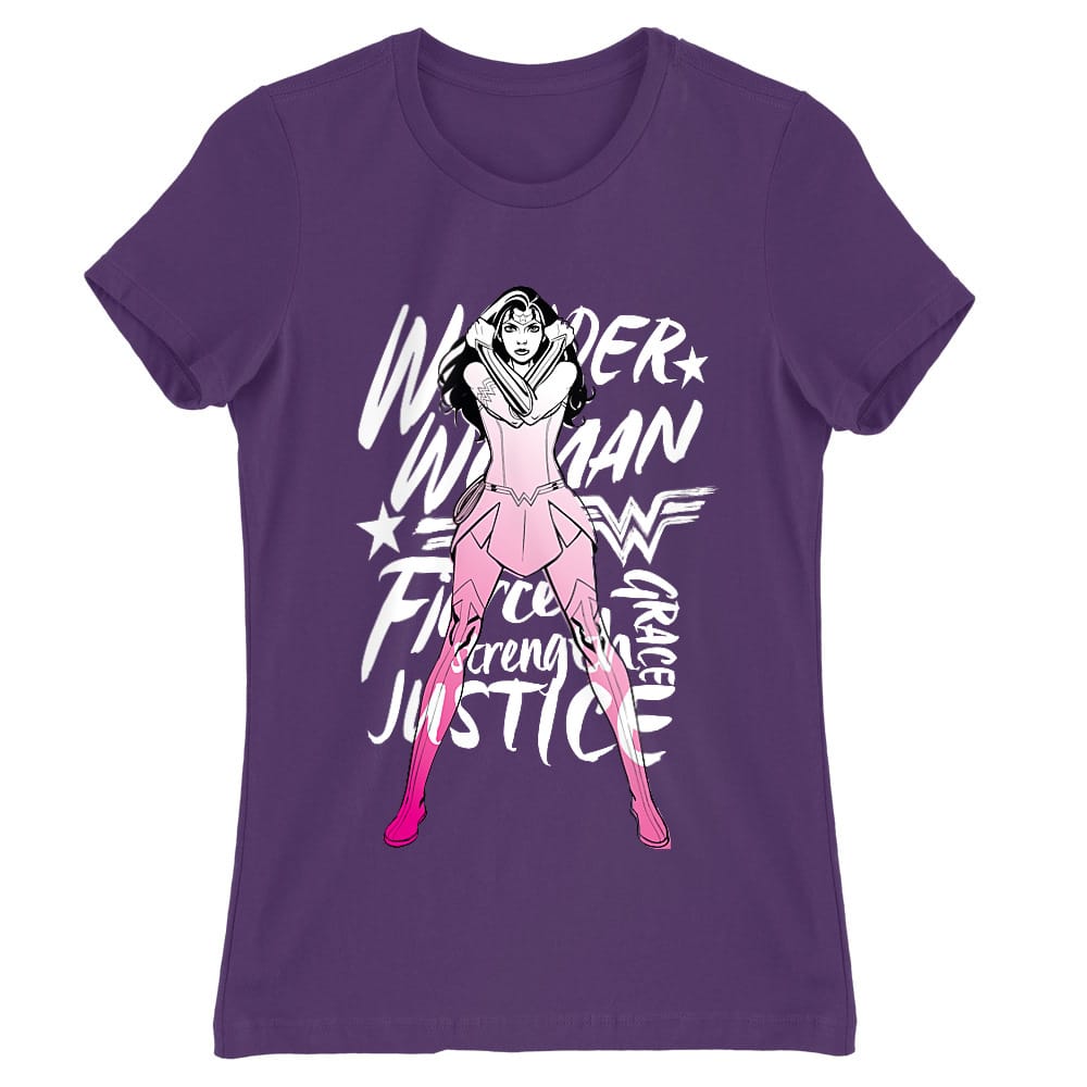 Fierce, Strength, Grace, Justice Női Póló