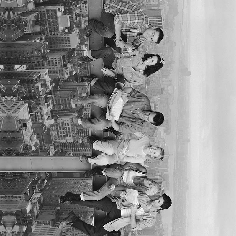 Friends retro photo