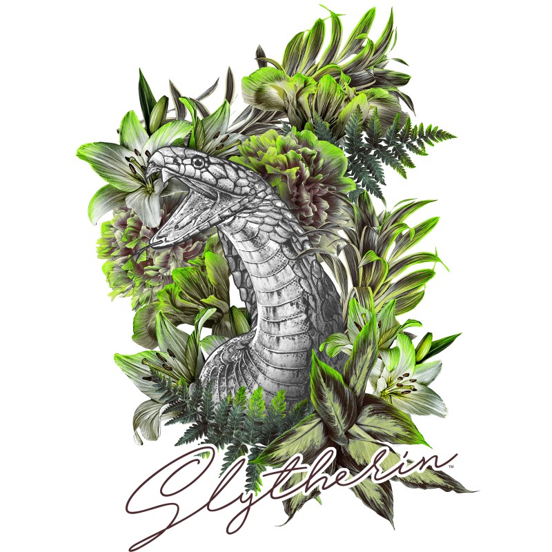 Slytherin Botanic Design