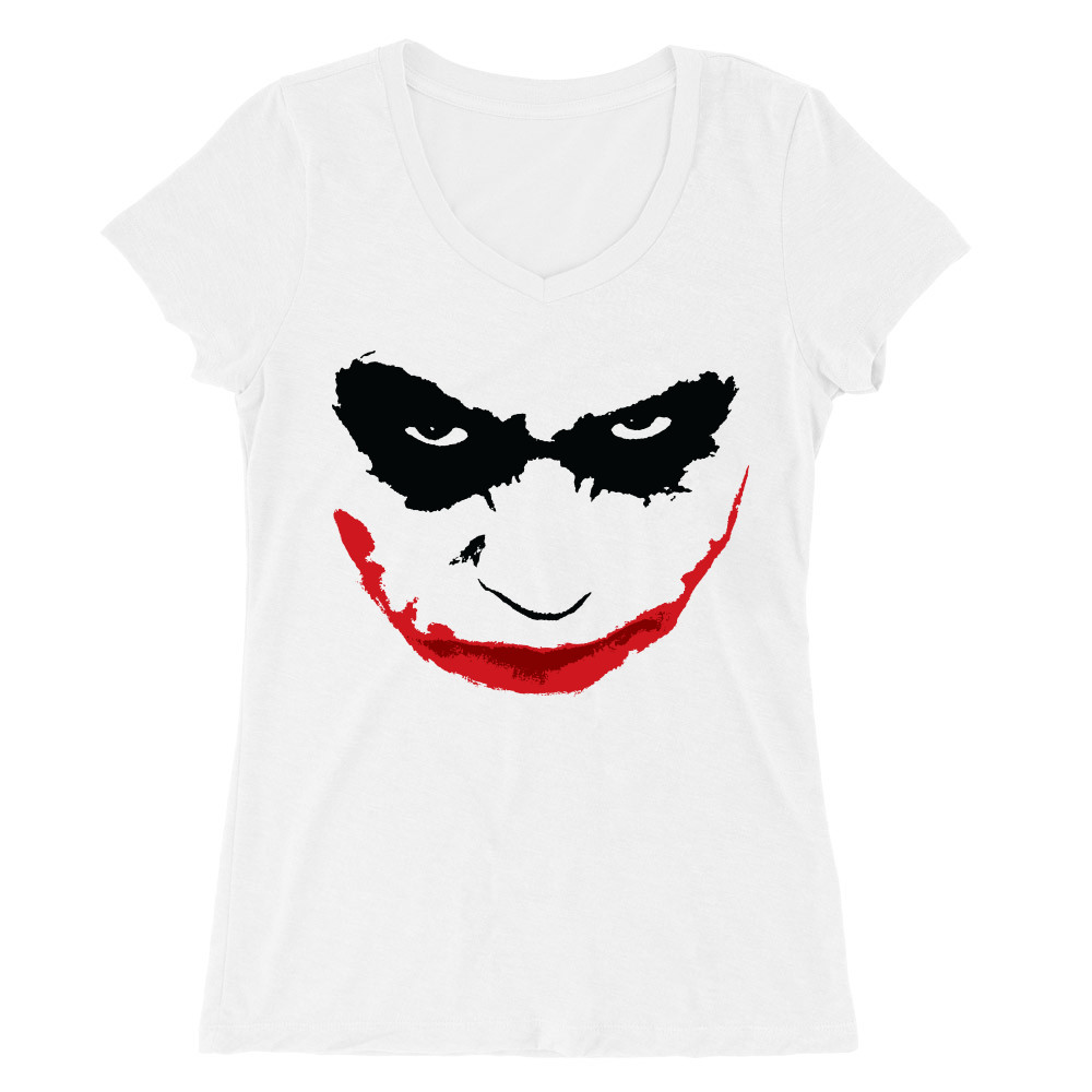 Joker Face Női V-nyakú Póló