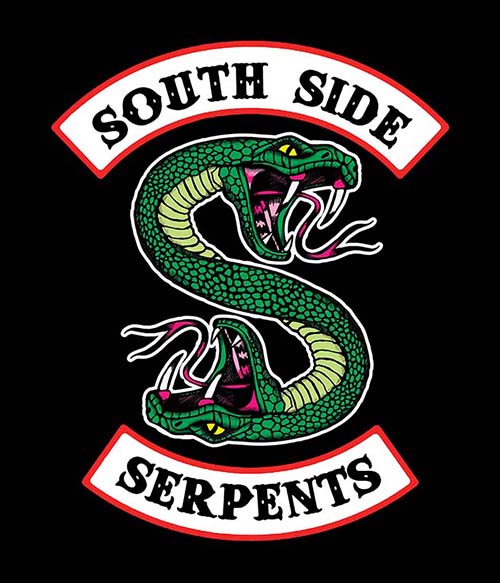 South Side Serpents logo Riverdale Pólók, Pulóverek, Bögrék - Series