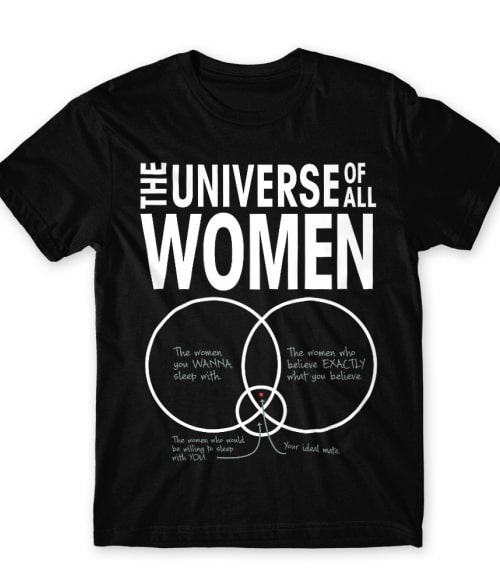 The universe of all woman big bang theory Póló - Sorozatos