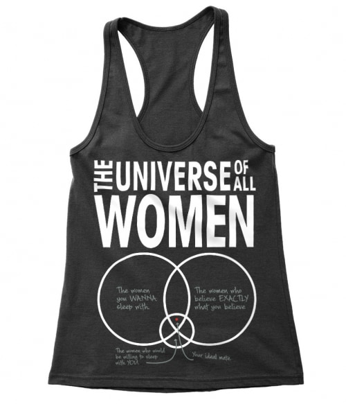 The universe of all woman Póló - Ha The Big Bang Theory rajongó ezeket a pólókat tuti imádni fogod!