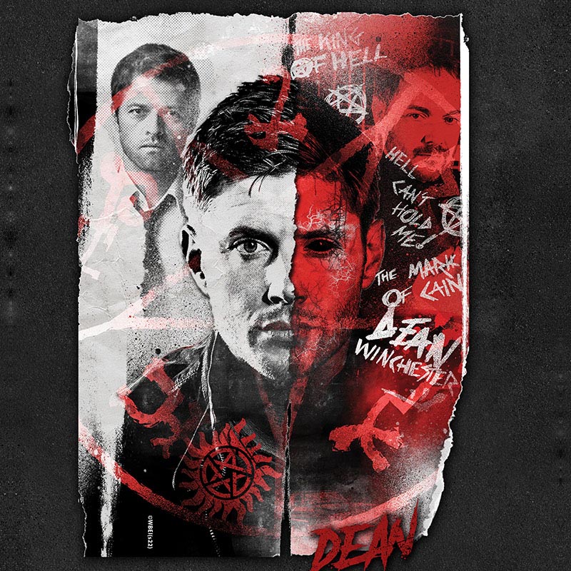 Supernatural Dean poster