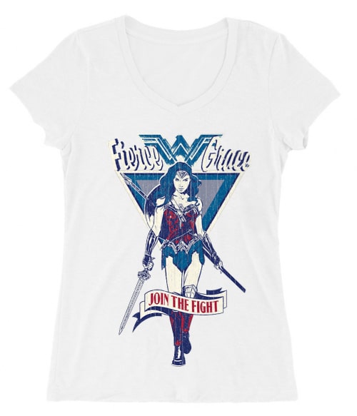 Join the fight Póló - Ha Wonder Woman rajongó ezeket a pólókat tuti imádni fogod!