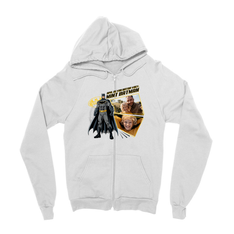 Apa olyan bátor mint Batman - MyLife Plus - Zipzáros Pulóver