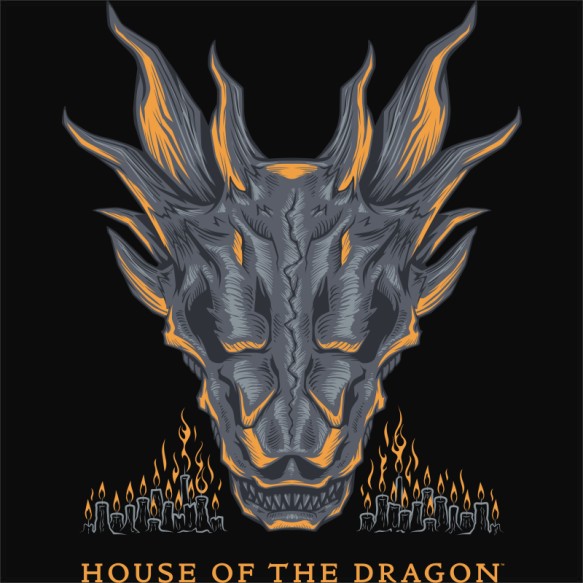 Dragon Head Sárkányok háza Sárkányok háza Sárkányok háza Pólók, Pulóverek, Bögrék - Sorozatos