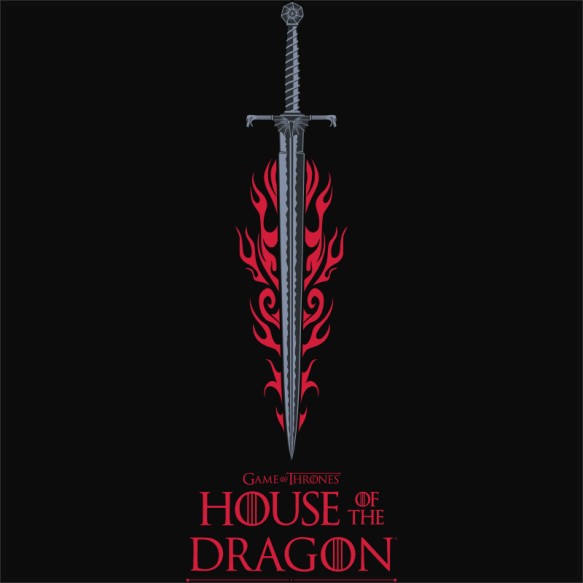 House of the Dragon Sword Sárkányok háza Pólók, Pulóverek, Bögrék - Sorozatos
