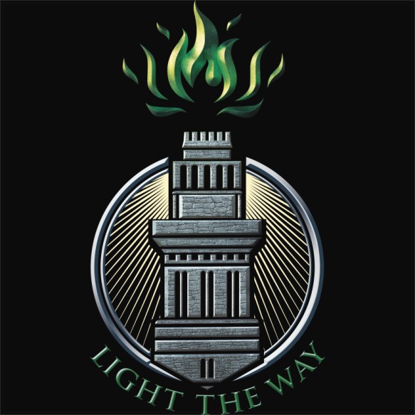 Light the way Sárkányok háza Sárkányok háza Sárkányok háza Pólók, Pulóverek, Bögrék - Sorozatos