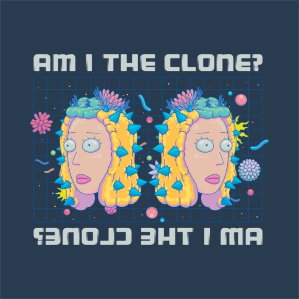 Am I the clone? Rick és Morty Rick és Morty Rick és Morty Pólók, Pulóverek, Bögrék - Sorozatos