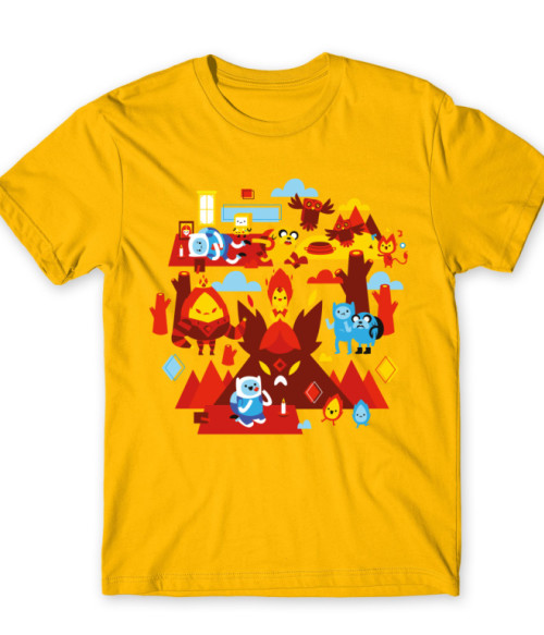 Fire Kingdom Adventure Time Póló - Sorozatos